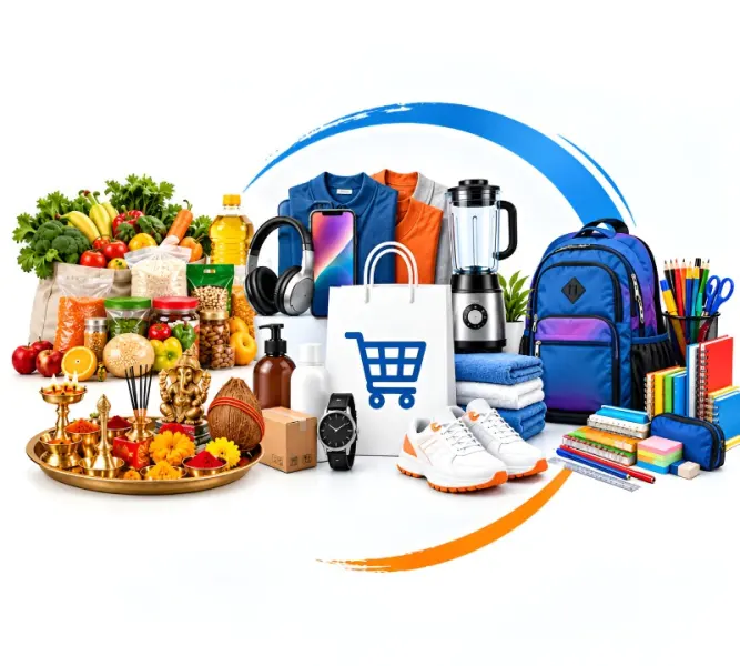Fruits, Veggies and Groceries — All in One Cart