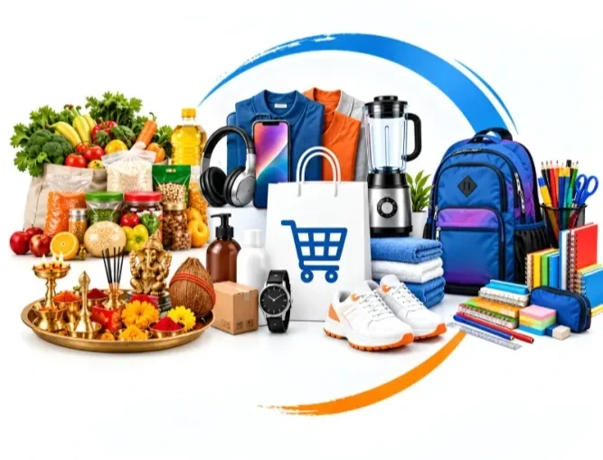 Fruits, Veggies and Groceries — All in One Cart